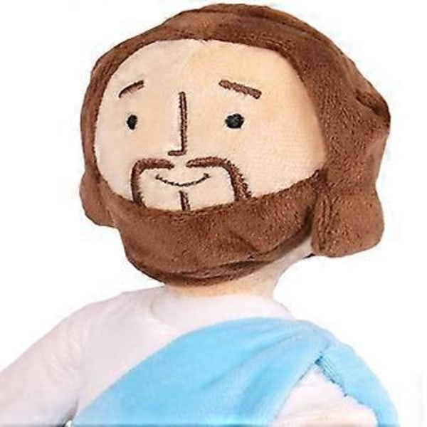 Söpö Täytetty Jeesus-Pehmolelu Kirkkomies Kuoro Piirretty Neddy-Koristeet Sopivat Pojille Tytöille Syntymäpäivälahjaksi (Wand Jesus)