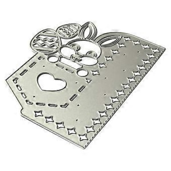 Påskehare Metal Skæreforme Stencil DIY Scrapbooking Album Papir Kort Skabelon Form Prægning Håndværk Dekoration