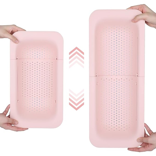 BLÅ GINKGO Over Sink Strainer Kurv - Vasker Grøntsager & Fødevarer