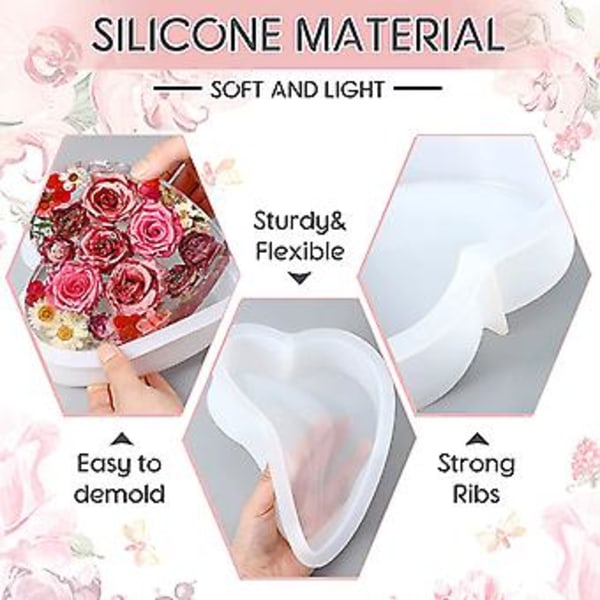 Heksagonal Geometrisk Kugle Silikoneform til Bevaring af Blomster DIY Boligindretning