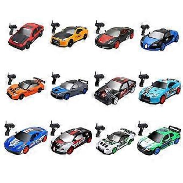 2.4GHz RC Driftausauto, 1:24 Kauko-ohjattava Nopea Kilpa-Driftausauto UK (Vihreä)