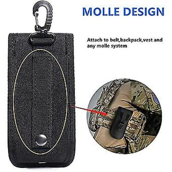 Molle Glasfodral Utomhus Hållbart Taktiskt Fodral Solglasögonfodral Arméstil Ficklampafodral Med Spänne 1