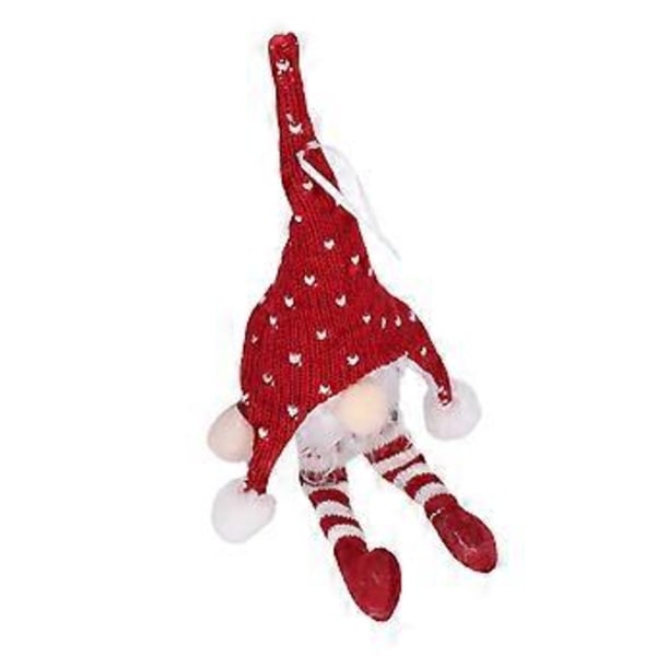 LED Ljus Jul Tomte Dekoration Jul Tomte Prydnad Julgranshänge för Hem Festival