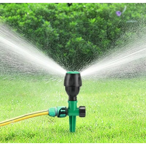 Havevandssprinkler, Plænesprinkler 360° Roterende Sprinkler til