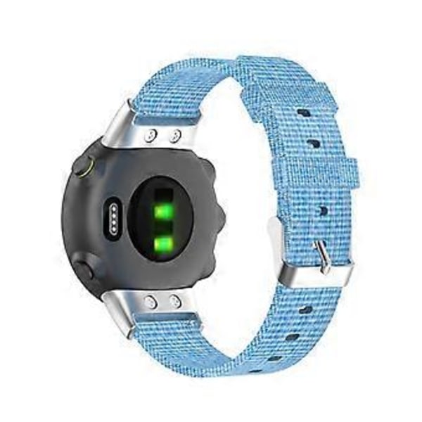 Udskiftningsrem i nylon til Garmin Forerunner 45 45S Swim 2 (Blå)