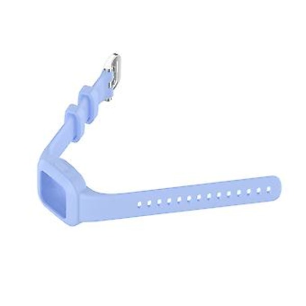 Silicone armbånd i ren farve til Garmin Vivofit JR3 (Kornblomstblå)