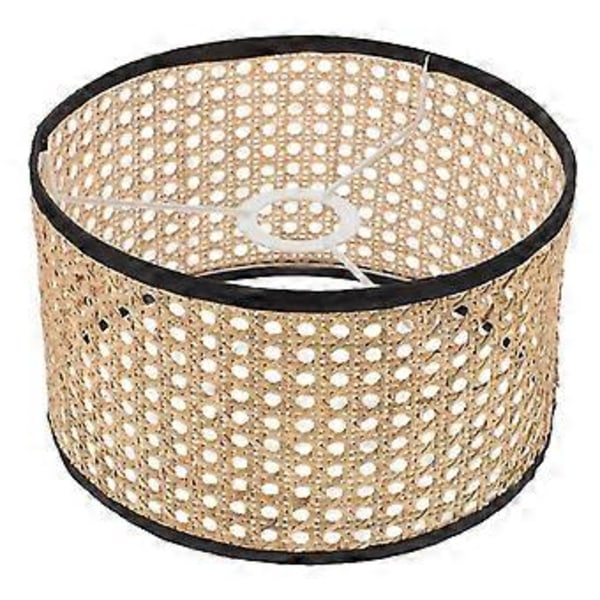 Rattanvävd Lampskärm Taklampskydd Vävd Lampskärm Hängande Lampskydd