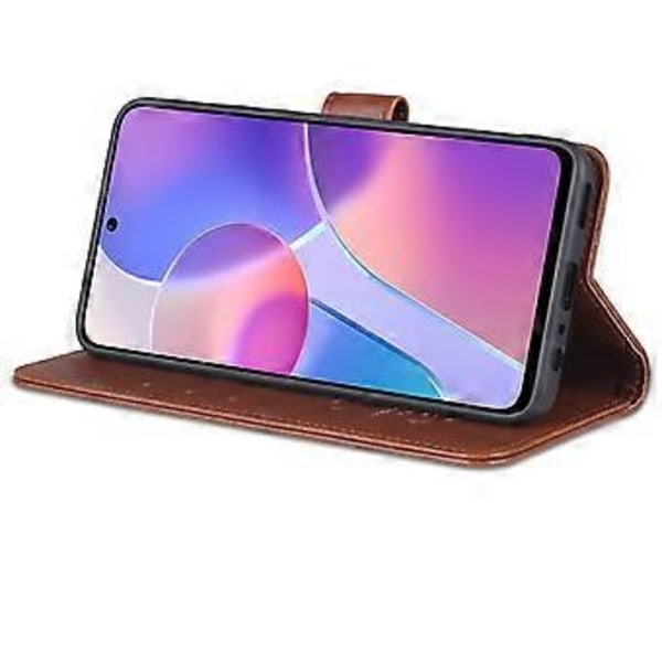 AZNS Saue-skinn tekstur etui for Honor X8 / X30i (Brun)