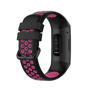 Udskiftningsrem til ur (Sort Rose Rød)