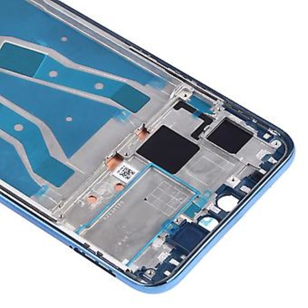 LCD Ramme Bezel Plade til Huawei Y9 (2019) Sort (Blå)