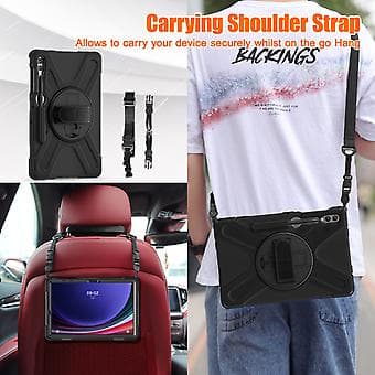 TPU + PC Tablet Cover til Samsung Galaxy Tab S9+ / S8+