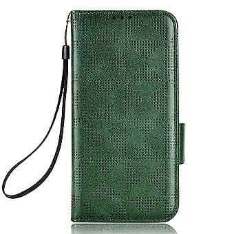 Läderfodral för Xiaomi Redmi Note 12 4G Global (Grön)