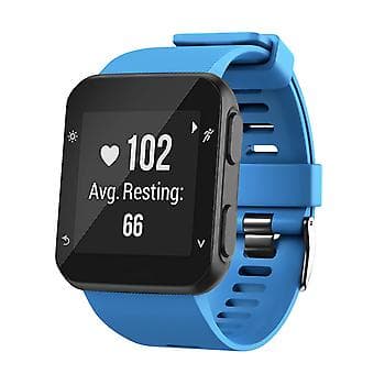 Silikonklokkearmbånd for Garmin Forerunner 35 (Himmelblå)