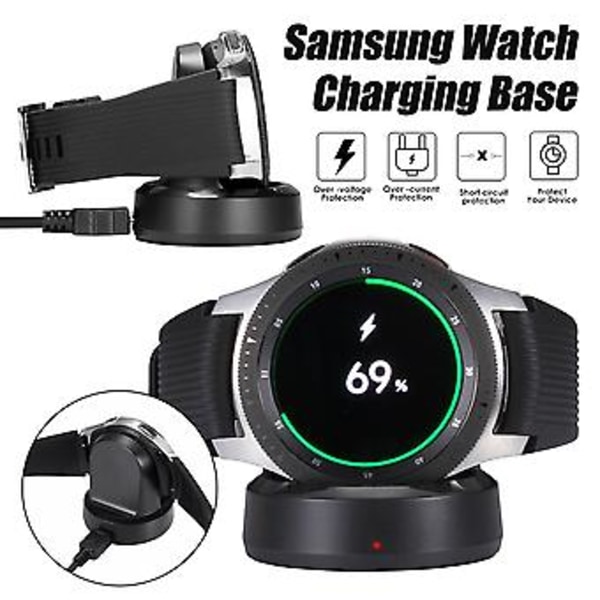 Klokkeslader Kompatibel med Samsung Galaxy Watch R800/r810 Smartklokke, Erstatningsladedokkstasjon ( )