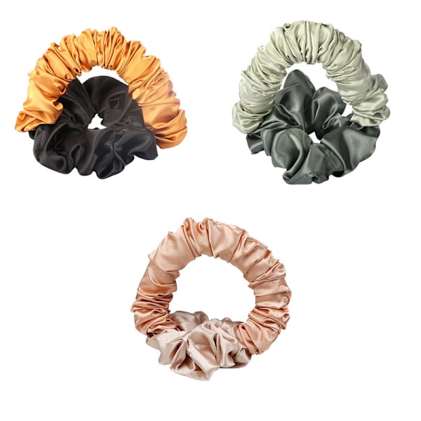 Krøllet hår artefakt (gul, grøn, champagne guld)