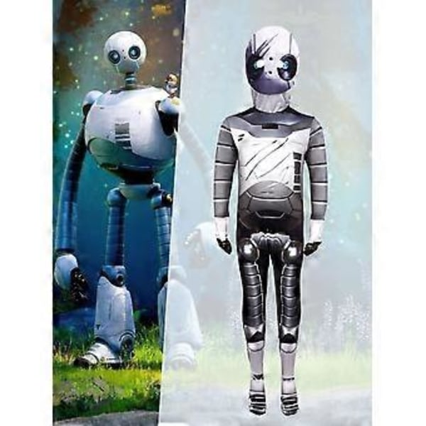 Børn Voksen The Wild Robot Cosplay Kostume Jumpsuit Fest Fancy Dress Bodysuit (140)
