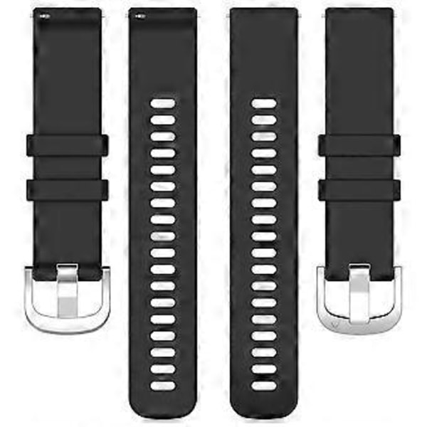 22MM Egnet til Huawei Watch GT5 silikonerem Pro glat rem (Rød)