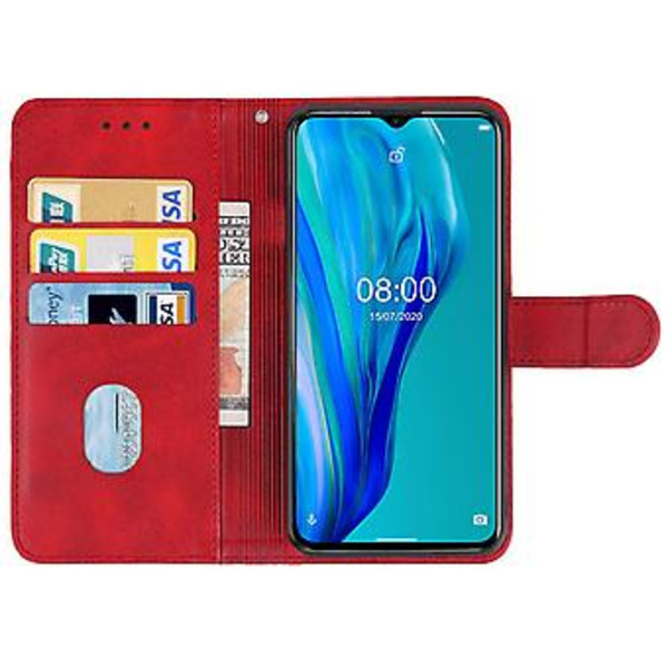 Läderfodral för Ulefone Note 12 (Röd)