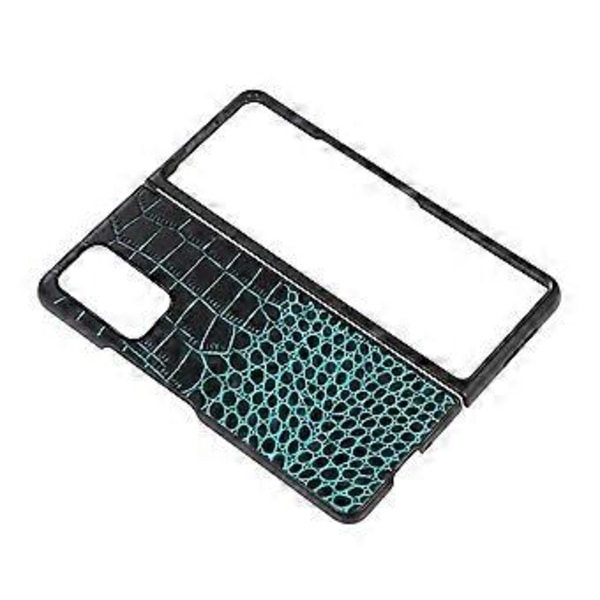 Til Oppo Find N Krokodille Tekstur Foldbar Telefonetui Ægte Koeskindslæder Belagt PC+TPU Cover (Style D)
