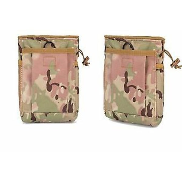 Taktisk Molle Utility Drop Dump Pung Militær Jagt Våben Ammunition Taske Kraftig (CP)