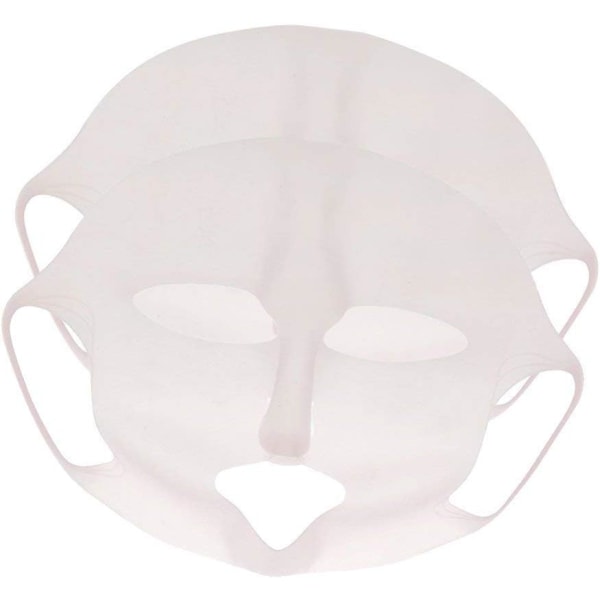 Ansigtsmaskebetræk, Genanvendelig Silikone Ansigtsmaske Vandtæt Stea