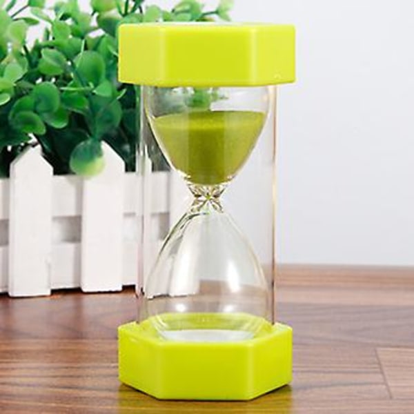 5/10/15/20/30min Timglas Sandklocka Ägg Kökstimer Tillbehör Barnspel Present (5 minuter orange)