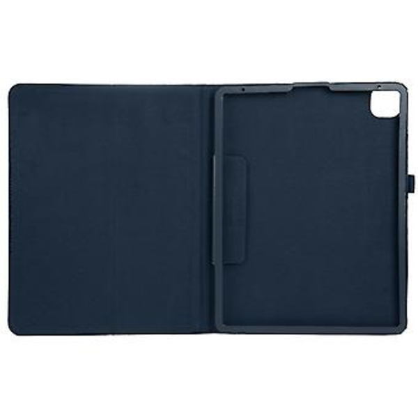 Litchi Tekstur Case til iPad Pro 11 2024 (Mørkeblå)