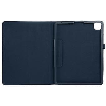 Litchi Teksturveske For iPad Pro 11 2024 (Mørkeblå)
