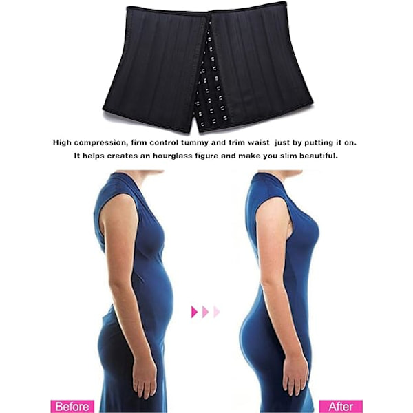 Kvinners slankende slire kort torso slankende korsett flat mage