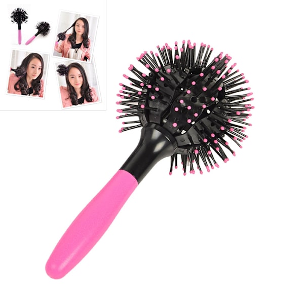 Japan 3D Pump Curly Hair Brush Spherical Massage Comb Detangling Heat Resistant Hair Brush