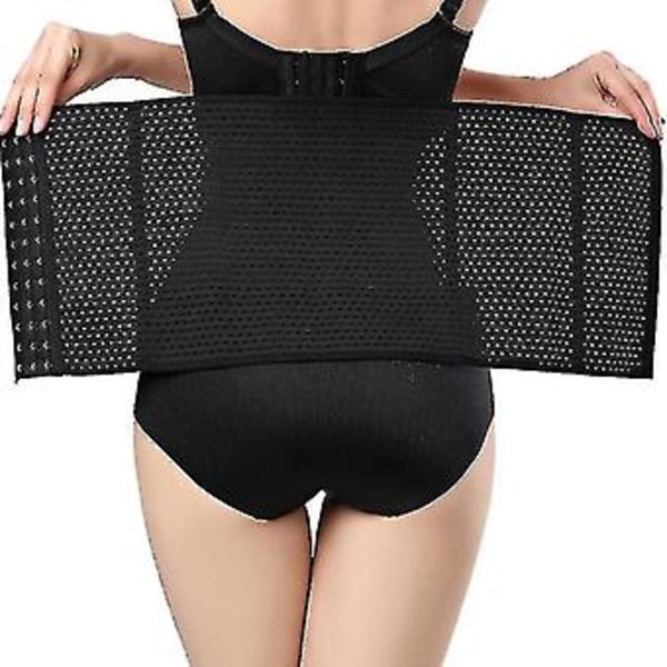 Kvinders Talje Er Korset Bælte: Under Tøj Sport Tum Torso Swear () # (3XL SORT)