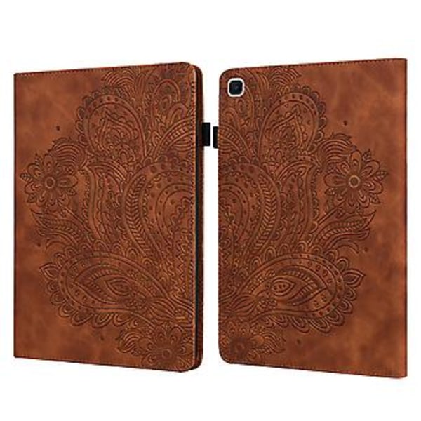 Til Samsung Galaxy Tab S6 Lite P610 TPU+PU Etui (Brun)