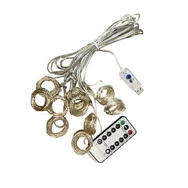 USB-ohjattava verhokaskadin valo LED-lampuilla