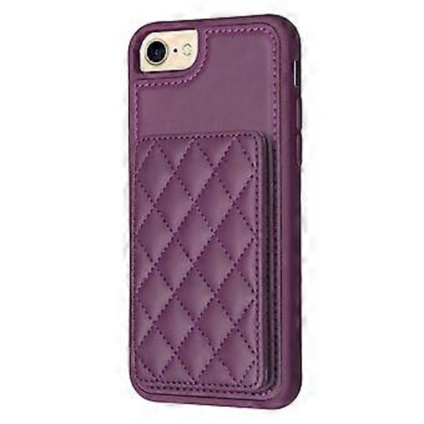 BF25 Til iPhone 6/6s/7/8 PU Læderbelagt TPU Cover Telefonetui med Kortlomme Støttefod (Style C)
