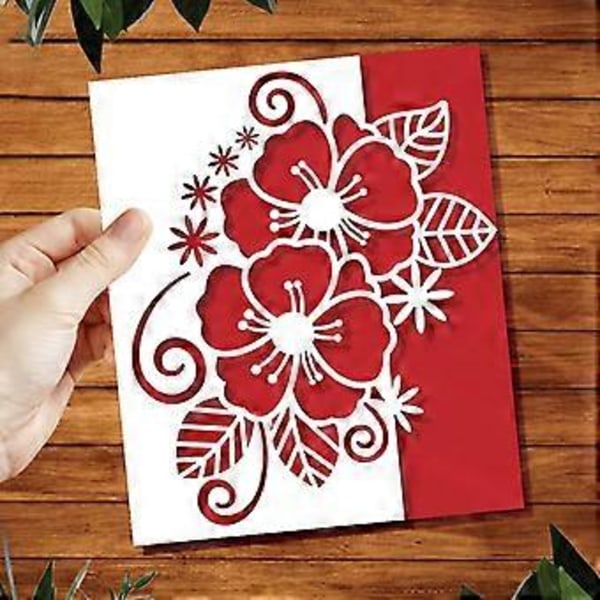 Julklappsbloss Metallstansar Schabloner DIY Scrapbooking Album Pappkort Mall Form Prägling Hantverk