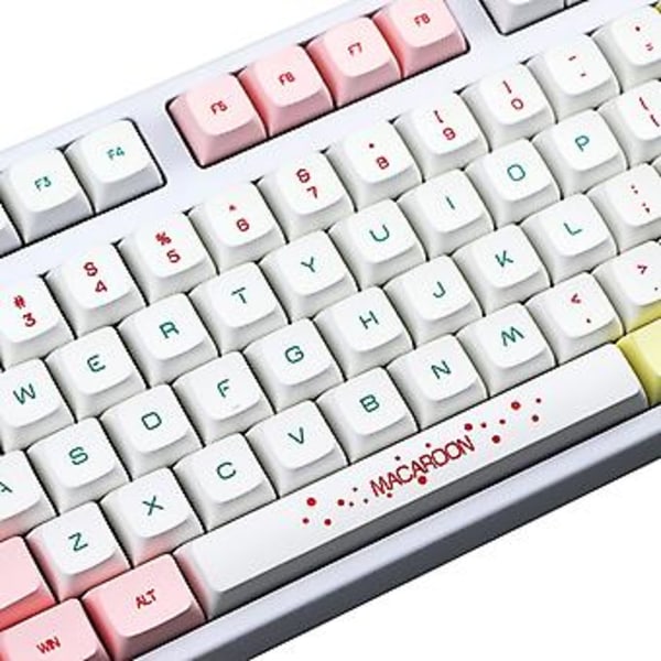 146 Taster DYE-SUB Keycap XDA Macaron Taster for Mekaniske Tastaturbrytere
