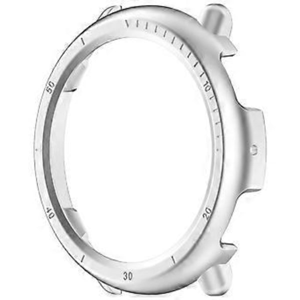 Smartwatch Rammebeskytter Semi Shell Ridsefast Hus Antiridse Cover Ærme Etui Stødsikker til Active 2 A2437 Sølv (Sølv)