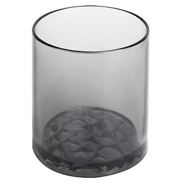 Rund Vin Kopp med Diamantformet Bunn Gjenbrukbar Te Juice Melk Krus for Hjemme Bar Klubb Bruk (Grå)