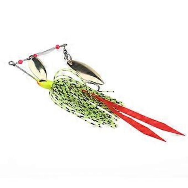Fiskespön Terminator Snurrbait Set Buzzbaits med Kjolar Fiskeutrustning Tillbehör