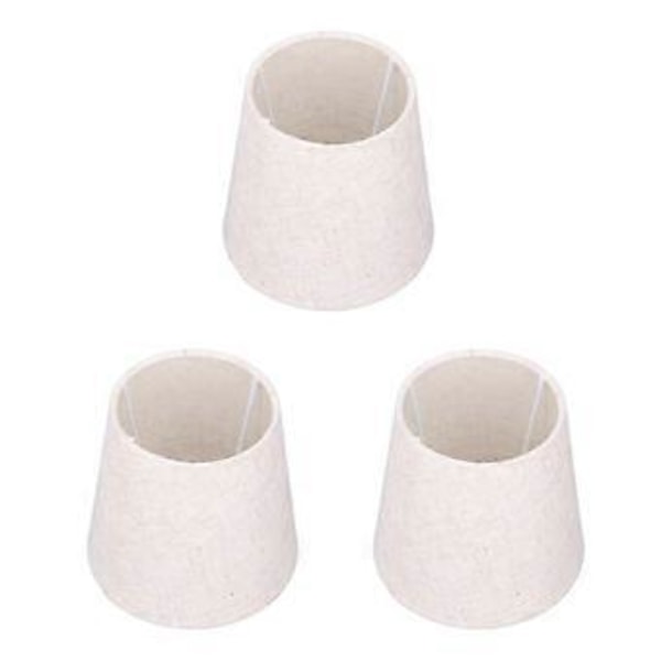3 st Linneskärm 15 x 14 x 11 cm Modern Interventionsskärm för Ljuskrona Ljus Vägglampa