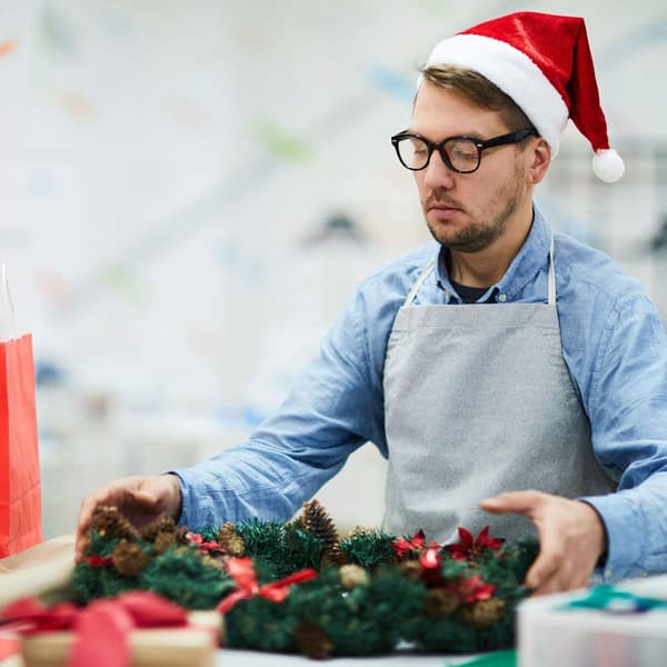 4 stycken 12 tum formade trådkransramar Metallblomkransram