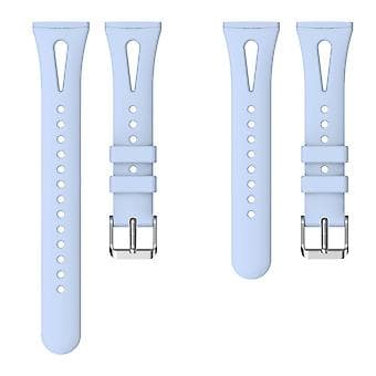 Silikonklokkearmbånd for Fitbit Versa 3 / 4, størrelse S (Lys lilla)