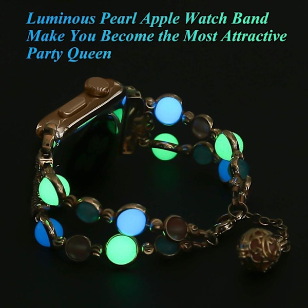Or Bracelet Compatible avec Apple Watch Series 8 7 45mm/Series