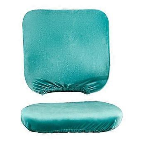 Avtagbart Stretchigt Överdrag Kontorsstolsöverdrag Khaki (Lake Blue)