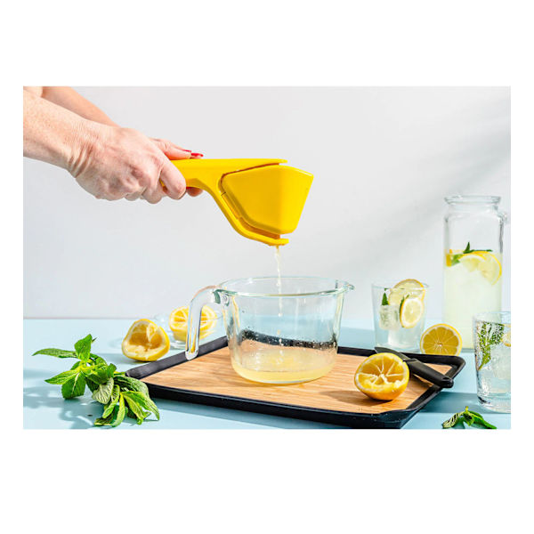 25cm Foldbar og nem flad citruspresser - Citron（Gave）