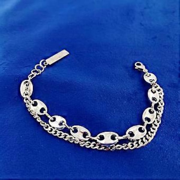 Bangtan Boys BTS Armbånd Jimin Suga Kvinders Rustfrit Stål Armbånd Vedhæng Link Smykker
