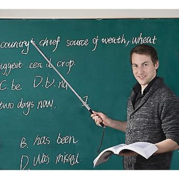 Utdragbar Demonstrationspegel Stick Lärare Undervisningshjälpmedel 2st (svart+röd)