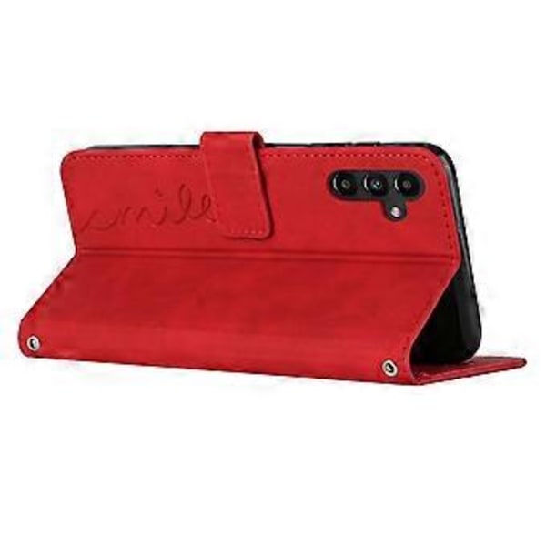 Til Samsung Galaxy A16 5G/A16 4G Etui med Stativ PU Læder Telefon Cover Trykt Mønster (Stil E)