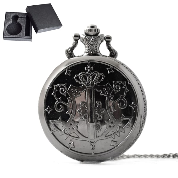 Tegneserie Animations Lommeur Vintage Quartz Lommeur med Kæde