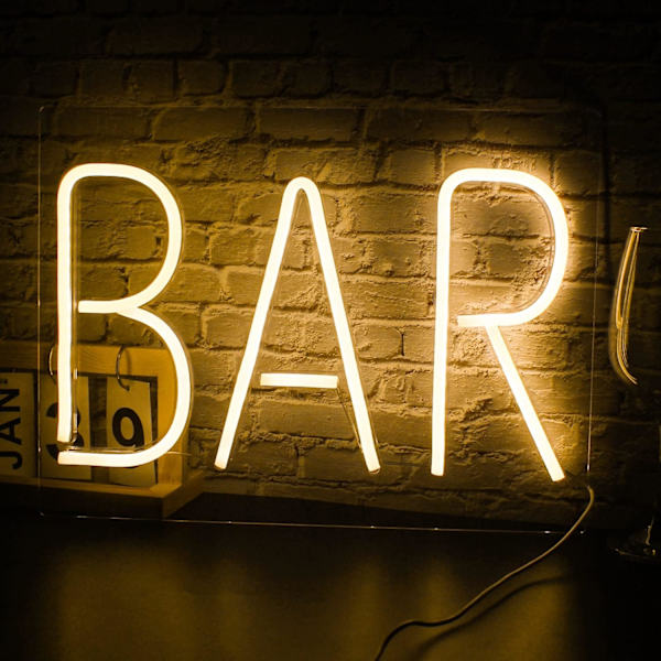 Hot Bar Led Neon-kyltti Neon-seinäkyltit Suuri neonkirjainvalo USB